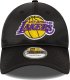 New Era Czapka z daszkiem NEW ERA LA Lakers NBA Satin Black 1