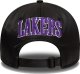 New Era Czapka z daszkiem NEW ERA LA Lakers NBA Satin Black 3