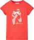 vidaXL Koszulka dziecięca z krótkimi rękawami, czerwona, 140 1