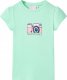 vidaXL Koszulka dziecięca z krótkimi rękawami, jasnozielona, 116 1