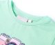 vidaXL Koszulka dziecięca z krótkimi rękawami, jasnozielona, 116 3