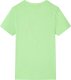 vidaXL Koszulka dziecięca z krótkimi rękawami, neonowy zielony, 128 2