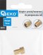 Geko Adapter presta/rowerowy do pompowania kół – mosiężny (25/300) 2