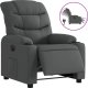 vidaXL vidaXL Elektryczny fotel rozkładany, ciemnoszary, obity tkaniną 2