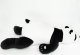 Smiki STUFFED TOY SMIKI PANDA. WHITE/BLACK 1