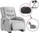 vidaXL Podnoszony fotel masujący, elektryczny, rozkładany, jasnoszary 5
