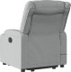 vidaXL Podnoszony fotel masujący, rozkładany, jasnoszary, tkanina 4