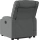vidaXL Podnoszony fotel masujący, rozkładany, ciemnoszary, tkanina 4