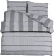 vidaXL Zestaw pościeli, szary, 155x220 cm, bawełna 2