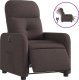 vidaXL vidaXL Elektryczny fotel rozkładany, ciemnobrązowy, obity tkaniną 2