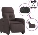 vidaXL vidaXL Elektryczny fotel rozkładany, ciemnobrązowy, obity tkaniną 5