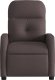 vidaXL vidaXL Elektryczny fotel rozkładany, ciemnobrązowy, obity tkaniną 8