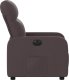 vidaXL vidaXL Elektryczny fotel rozkładany, ciemnobrązowy, obity tkaniną 9
