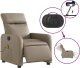 vidaXL Rozkładany fotel masujący elektryczny cappuccino 4