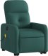vidaXL Podnoszony fotel masujący, elektryczny, rozkładany, zielony 3