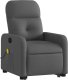 vidaXL Podnoszony fotel masujący, rozkładany, ciemnoszary, tkanina 3