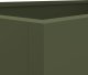 vidaXL vidaXL Donica, oliwkowa, 62x40x39 cm, stal walcowana na zimno 8