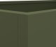 vidaXL vidaXL Donica, oliwkowa, 62x30x29 cm, stal walcowana na zimno 8