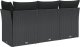 vidaXL Sofa ogrodowa z poduszkami, 3-osobowa, czarna, polirattan 6