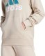 Adidas Bluza męska adidas Essentials French Terry Big Logo Hoodie beżowa IJ8584 L 6