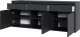 Selsey Komoda trzydrzwiowa Evo z szufladami wisząca 154 cm Czarna 5