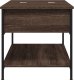 vidaXL Stolik kawowy, brązowy dąb, 100x50x50 cm 5