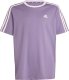 Adidas Koszulka dla dzieci adidas Essentials 3-Stripes Cotton Loose Fit Boyfriend Tee fioletowa IL3276 128cm 1