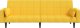 vidaXL 2-osobowa kanapa, 2 poduszki, żółta, tapicerowana tkaniną 5