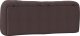 vidaXL Poduszka na wezgłowie, ciemnobrązowa, 140 cm, tkanina 7