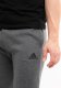 Adidas Spodnie męskie adidas Essentials Fleece Regular Tapered szare HL2243 2XL 3