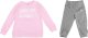 Adidas Dres dla dzieci adidas I Lin ft Jogger różowo-szary H65821 68cm 1