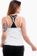 Adidas Koszulka damska adidas Studio Slim Strappy Back Tank Top biała HE3141 L 1