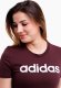 Adidas Koszulka damska adidas Loungewear Essentials Slim Logo Tee bordowa IM2829 M 3