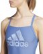 Adidas Kostium kąpielowy damski adidas Big Logo niebieski IA3192 40 5