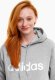 Adidas Bluza damska Essentials Linear szara IC6884 XL 3