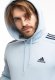 Adidas Bluza męska adidas Essentials Fleece 3-Stripes Hoodie błękitna IS0004 S 2