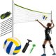 Neo-Sport Siatka i stelaż do gry w siatkówkę i badmintona 570 cm 1