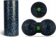 Neo-Sport Zestaw roller do ćwiczeń + piłka + podwójna piłka do masażu NS-998 czarno-niebieski 7