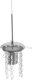 Lampa sufitowa Uniprodo Lampa sufitowa nowoczesna 4 punktowa E27 - przydymione szkło Lampa sufitowa nowoczesna 4 punktowa E27 - przydymione szkło 2