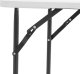Uniprodo Stół cateringowy ogrodowy składany 120 x 60 x 74.5 cm biały Stół cateringowy ogrodowy składany 120 x 60 x 74.5 cm biały 3