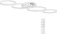 Lampa sufitowa Uniprodo Lampa sufitowa nowoczesna LED z pilotem - 4 białe okręgi Lampa sufitowa nowoczesna LED z pilotem - 4 białe okręgi 1