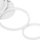Lampa sufitowa Uniprodo Lampa sufitowa nowoczesna LED z pilotem - 4 białe okręgi Lampa sufitowa nowoczesna LED z pilotem - 4 białe okręgi 2