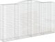 vidaXL vidaXL Kosze gabionowe, 20 szt, 400x50x220/240cm, galwanizowane żelazo 1