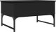 vidaXL Stolik kawowy, czarny, 70x50x40 cm 2