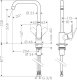 Bateria kuchenna Hansgrohe Hansgrohe Focus M41 31821000 1