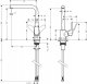 Bateria kuchenna Hansgrohe Kitchen faucet Hansgrohe Focus M41 black 31817670 1