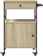 vidaXL vidaXL Wózek kuchenny, dąb sonoma, 56x43x89,5 cm 9