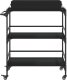 vidaXL vidaXL Wózek kuchenny, czarny, 81,5x41x92,5 cm 7