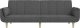 vidaXL 2-osobowa kanapa, 2 poduszki, ciemnoszara, tapicerowana tkaniną 5