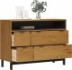 vidaXL Komoda FLAM, 110x40x80 cm, lite drewno sosnowe 3